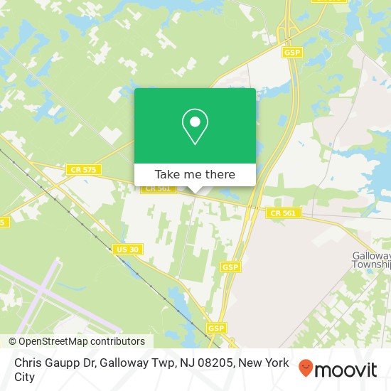 Chris Gaupp Dr, Galloway Twp, NJ 08205 map