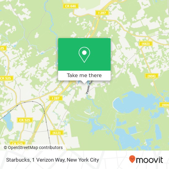 Starbucks, 1 Verizon Way map