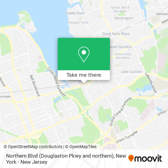 Northern Blvd (Douglaston Pkwy and northern) map