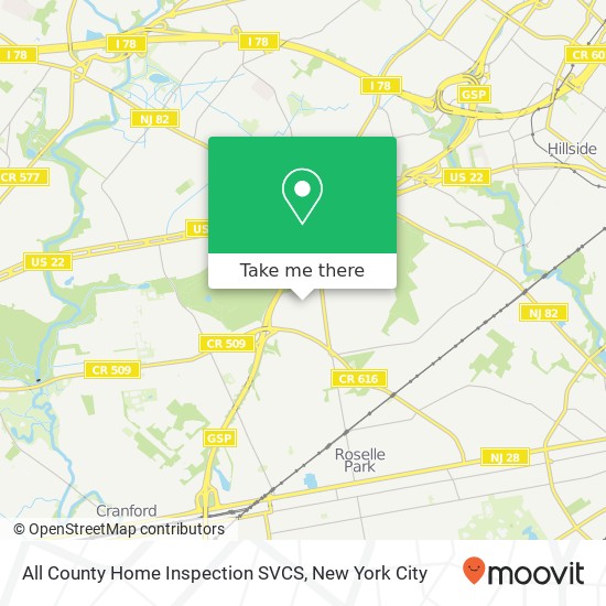 Mapa de All County Home Inspection SVCS, 502 Bailey Ave