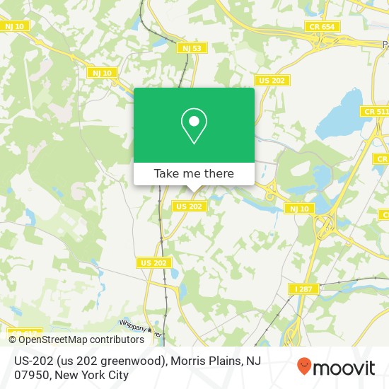 US-202 (us 202 greenwood), Morris Plains, NJ 07950 map