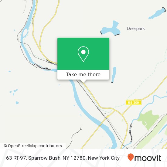 Mapa de 63 RT-97, Sparrow Bush, NY 12780