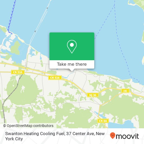 Mapa de Swanton Heating Cooling Fuel, 37 Center Ave