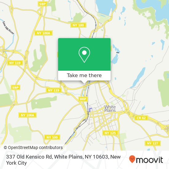 337 Old Kensico Rd, White Plains, NY 10603 map