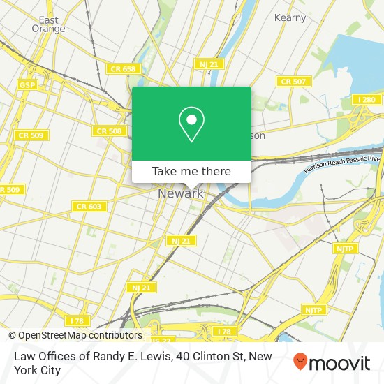 Law Offices of Randy E. Lewis, 40 Clinton St map