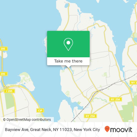 Mapa de Bayview Ave, Great Neck, NY 11023