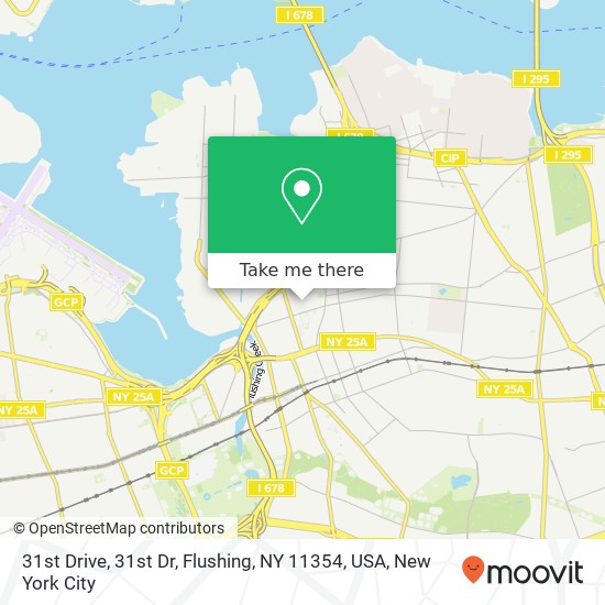Mapa de 31st Drive, 31st Dr, Flushing, NY 11354, USA
