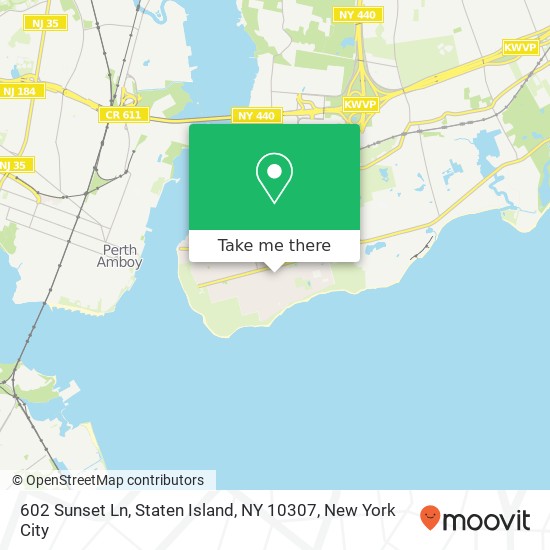 602 Sunset Ln, Staten Island, NY 10307 map