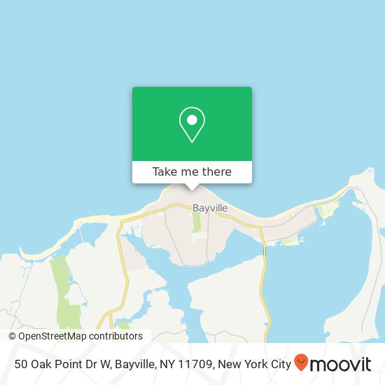 50 Oak Point Dr W, Bayville, NY 11709 map