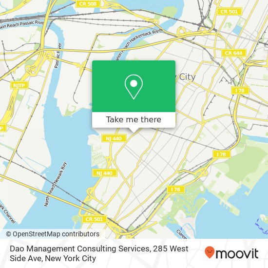 Mapa de Dao Management Consulting Services, 285 West Side Ave