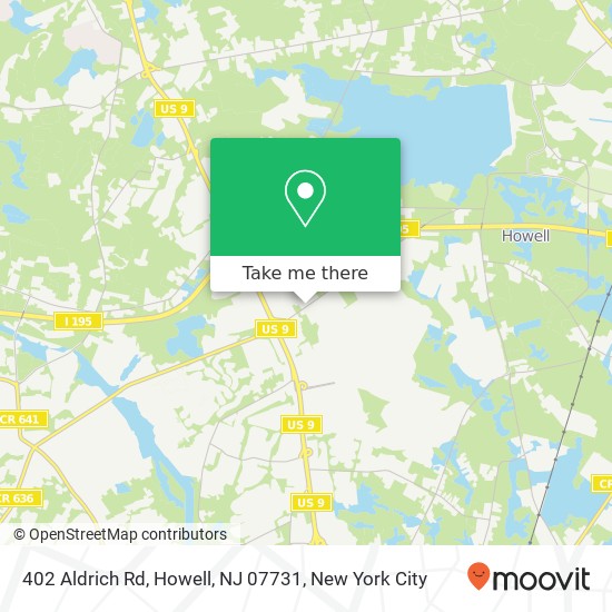 402 Aldrich Rd, Howell, NJ 07731 map