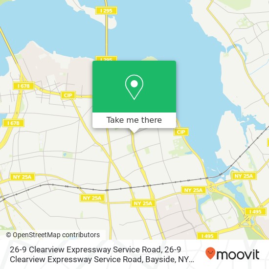 26-9 Clearview Expressway Service Road, 26-9 Clearview Expressway Service Road, Bayside, NY 11360, USA map
