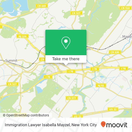 Immigration Lawyer Isabella Mayzel, 468 Morris Ave map