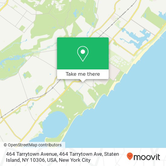 464 Tarrytown Avenue, 464 Tarrytown Ave, Staten Island, NY 10306, USA map