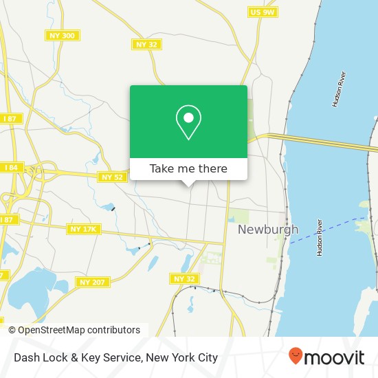 Mapa de Dash Lock & Key Service, 3 Odell St