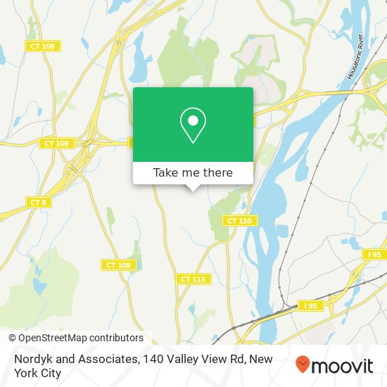 Mapa de Nordyk and Associates, 140 Valley View Rd