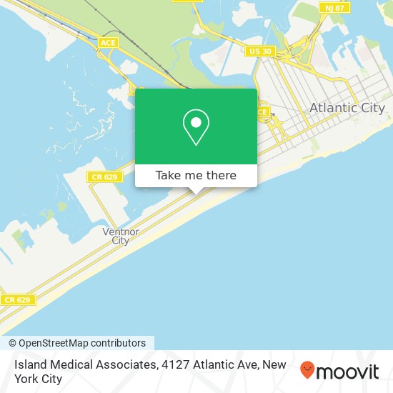 Island Medical Associates, 4127 Atlantic Ave map