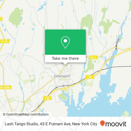 Lash Tango Studio, 45 E Putnam Ave map