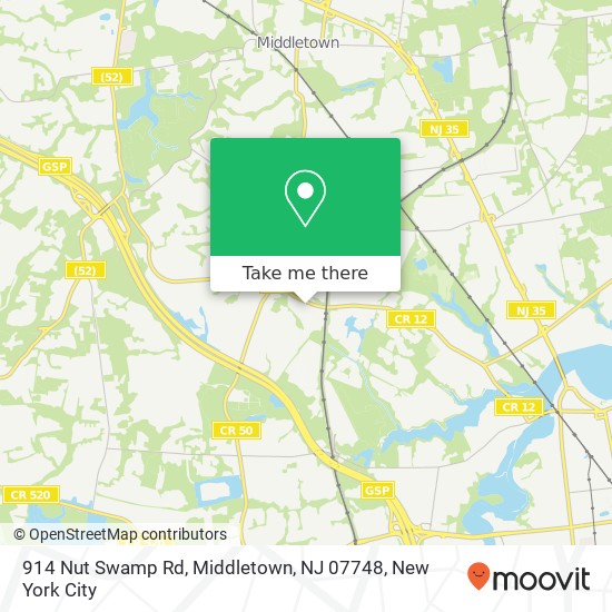 914 Nut Swamp Rd, Middletown, NJ 07748 map