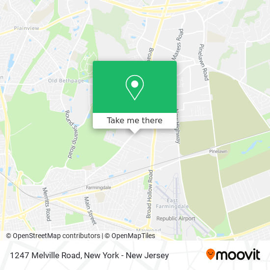 Mapa de 1247 Melville Road