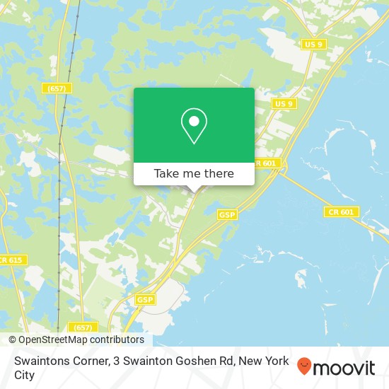 Mapa de Swaintons Corner, 3 Swainton Goshen Rd