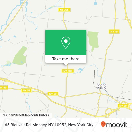 65 Blauvelt Rd, Monsey, NY 10952 map