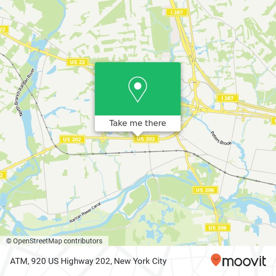 ATM, 920 US Highway 202 map