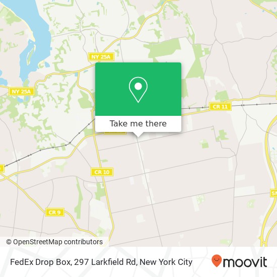 FedEx Drop Box, 297 Larkfield Rd map