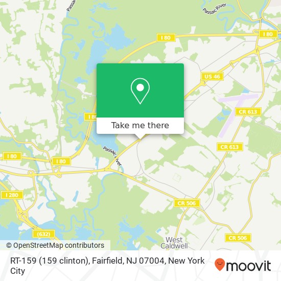 RT-159 (159 clinton), Fairfield, NJ 07004 map