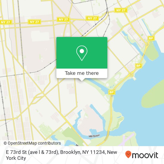 E 73rd St (ave l & 73rd), Brooklyn, NY 11234 map