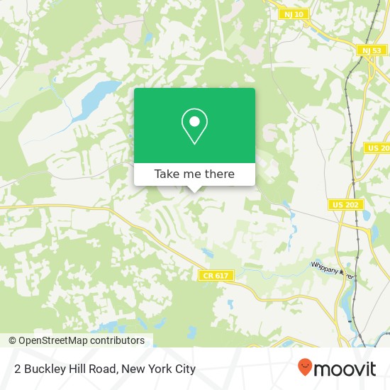 Mapa de 2 Buckley Hill Road