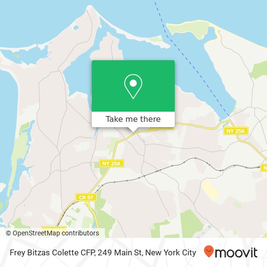 Mapa de Frey Bitzas Colette CFP, 249 Main St