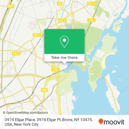 3974 Elgar Place, 3974 Elgar Pl, Bronx, NY 10475, USA map
