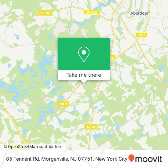 85 Tennent Rd, Morganville, NJ 07751 map