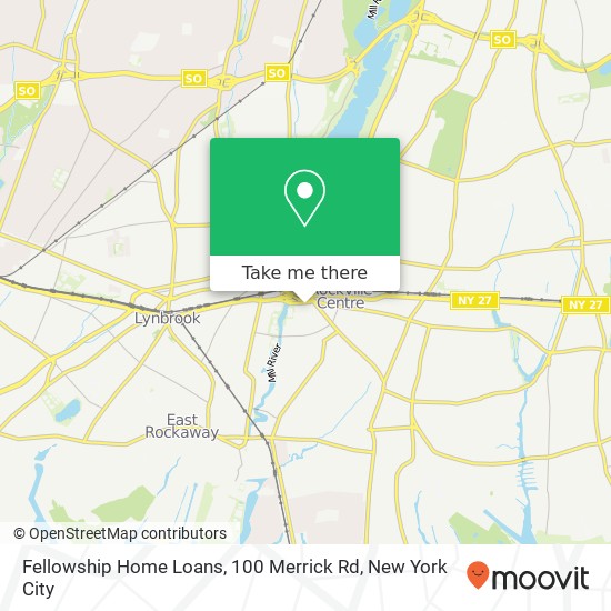 Fellowship Home Loans, 100 Merrick Rd map