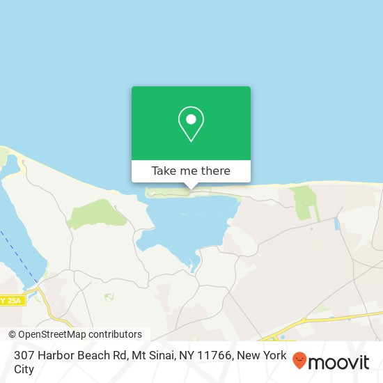 307 Harbor Beach Rd, Mt Sinai, NY 11766 map