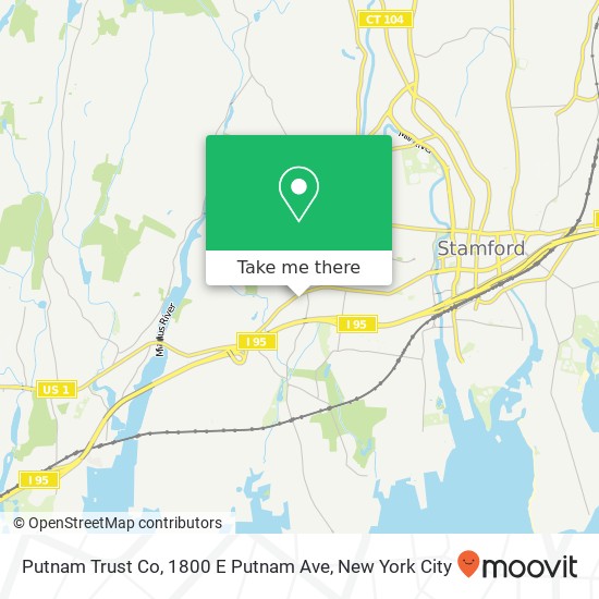 Mapa de Putnam Trust Co, 1800 E Putnam Ave