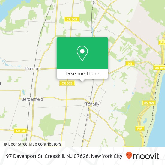 97 Davenport St, Cresskill, NJ 07626 map
