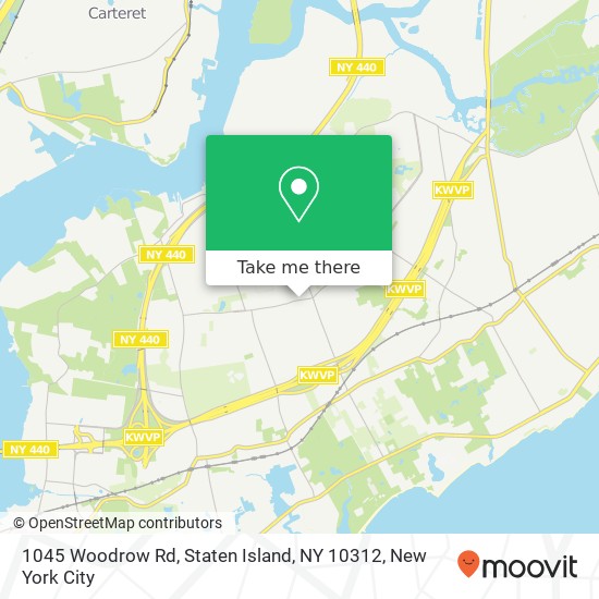 1045 Woodrow Rd, Staten Island, NY 10312 map