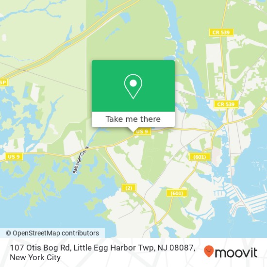 107 Otis Bog Rd, Little Egg Harbor Twp, NJ 08087 map