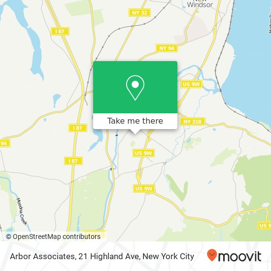 Mapa de Arbor Associates, 21 Highland Ave