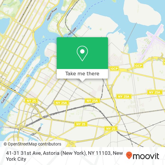 41-31 31st Ave, Astoria (New York), NY 11103 map