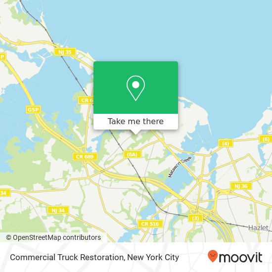 Commercial Truck Restoration map