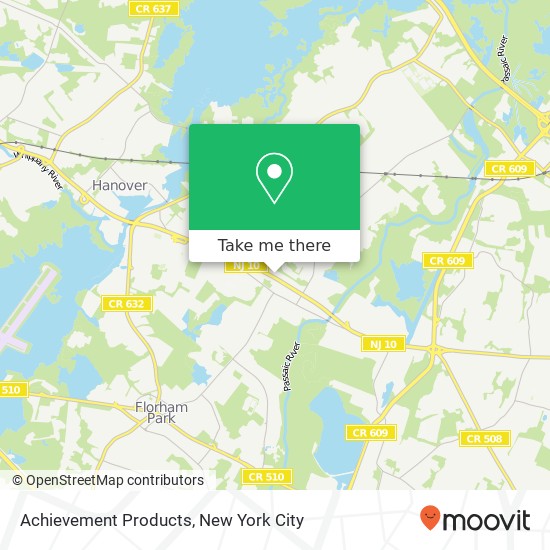 Mapa de Achievement Products