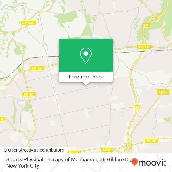 Mapa de Sports Physical Therapy of Manhasset, 56 Gildare Dr