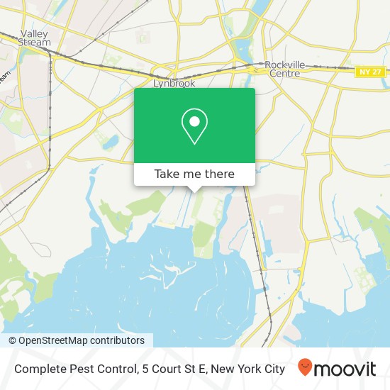 Mapa de Complete Pest Control, 5 Court St E