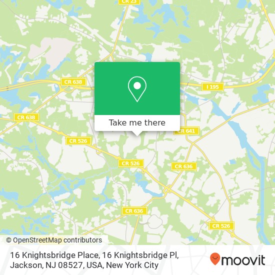 16 Knightsbridge Place, 16 Knightsbridge Pl, Jackson, NJ 08527, USA map