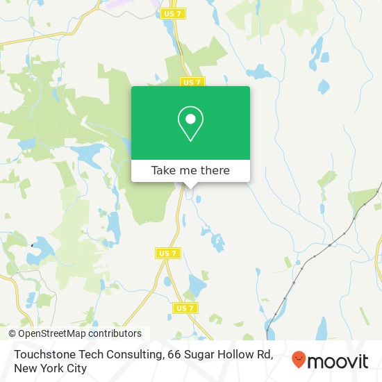 Mapa de Touchstone Tech Consulting, 66 Sugar Hollow Rd