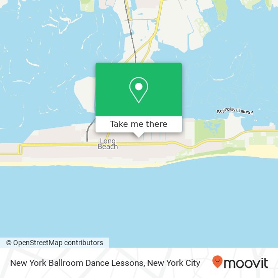 Mapa de New York Ballroom Dance Lessons