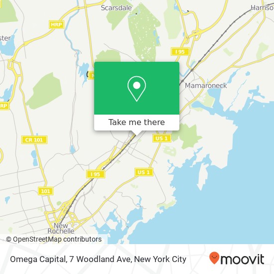 Mapa de Omega Capital, 7 Woodland Ave